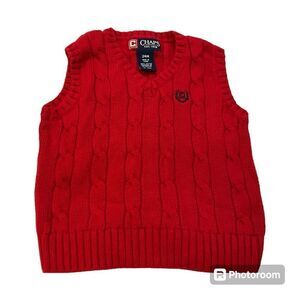 🌼🌼Chaps 24M red sweater Preloved🌼🌼